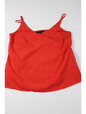 Banana Republic Red Petite XS Spaghetti Strap Tank Top
